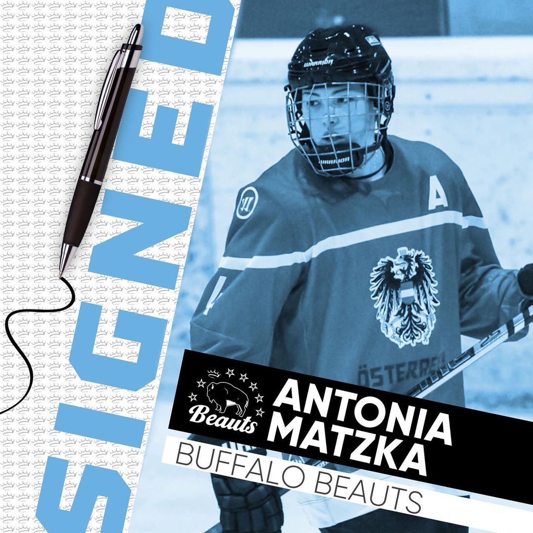 Beauts Sign Austrian Womens National Team Member Matzka NY Hockey Online