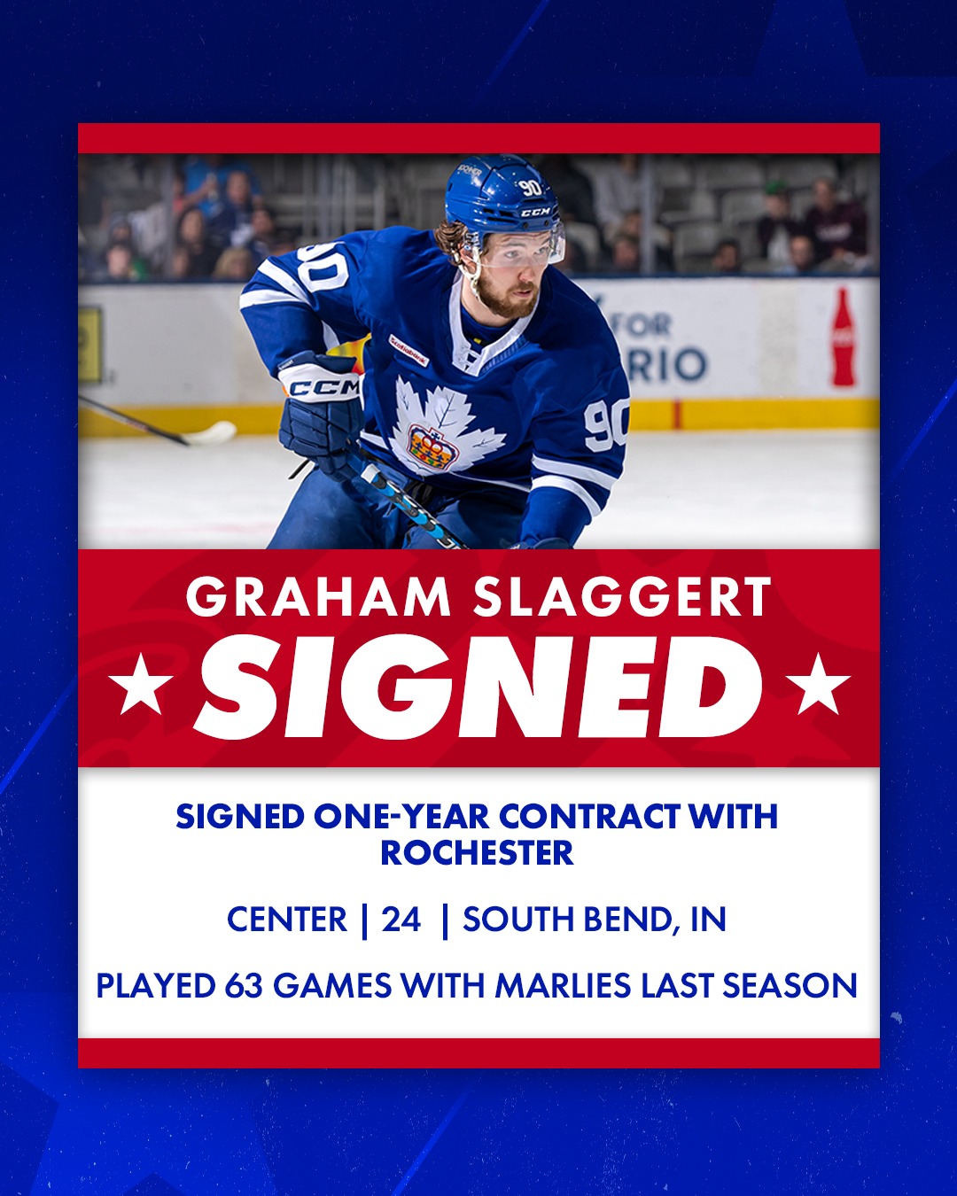 Amerks Sign Slaggert To One-Year Contract NY Hockey Online